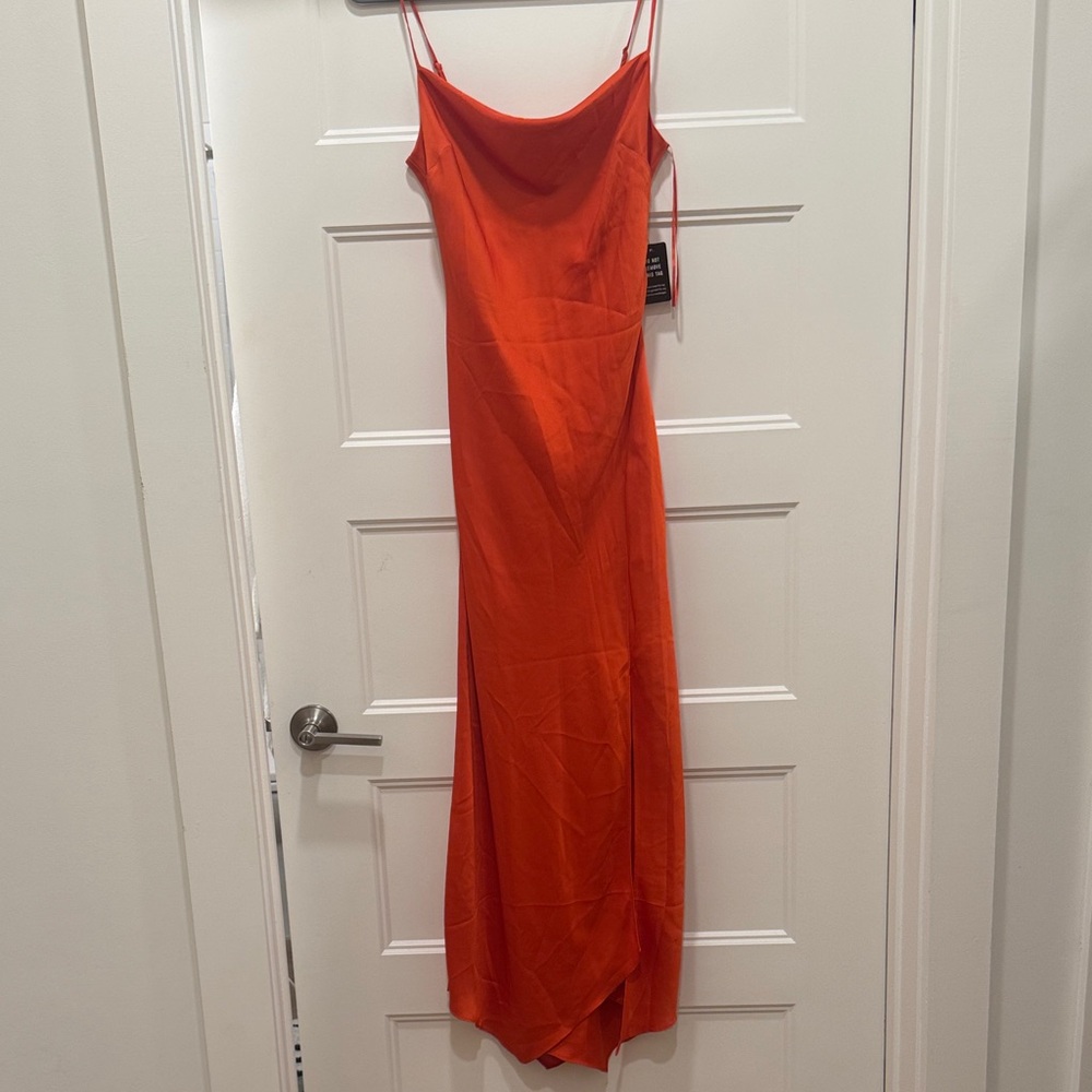 Elegant Orange Dress